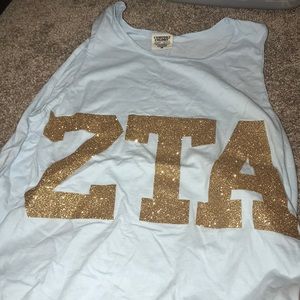 Blue zta tank